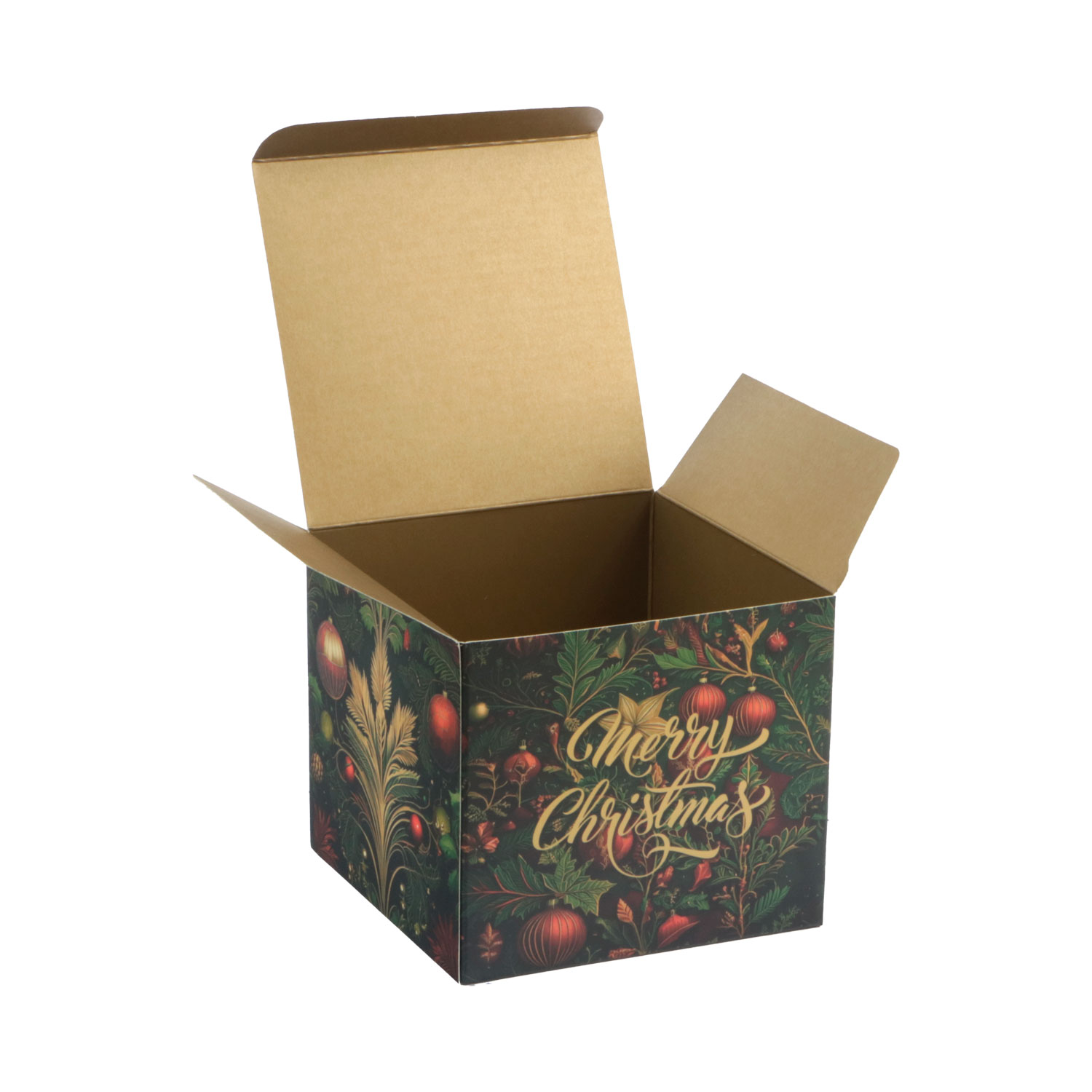 Afbeeldingen van Ds à 50 kubus klepdoosje 250 gram Christmas Bling Bling