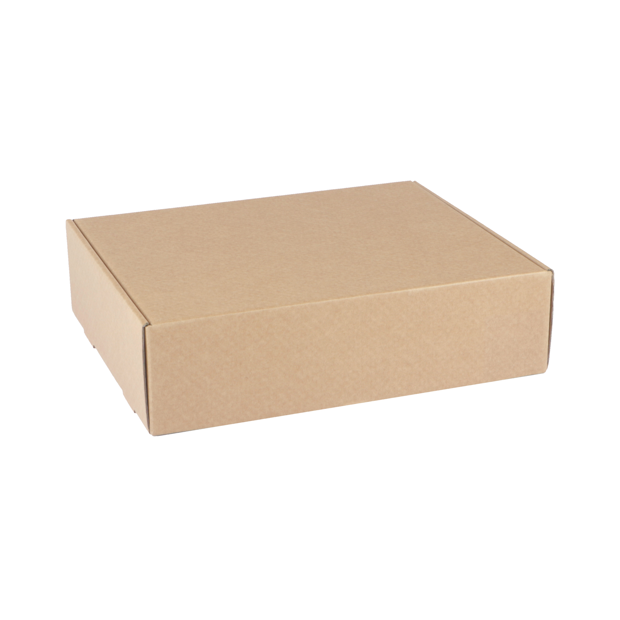 Afbeeldingen van Pak à 10 geschenk- verzenddoos 30,5x24x8 cm kraft