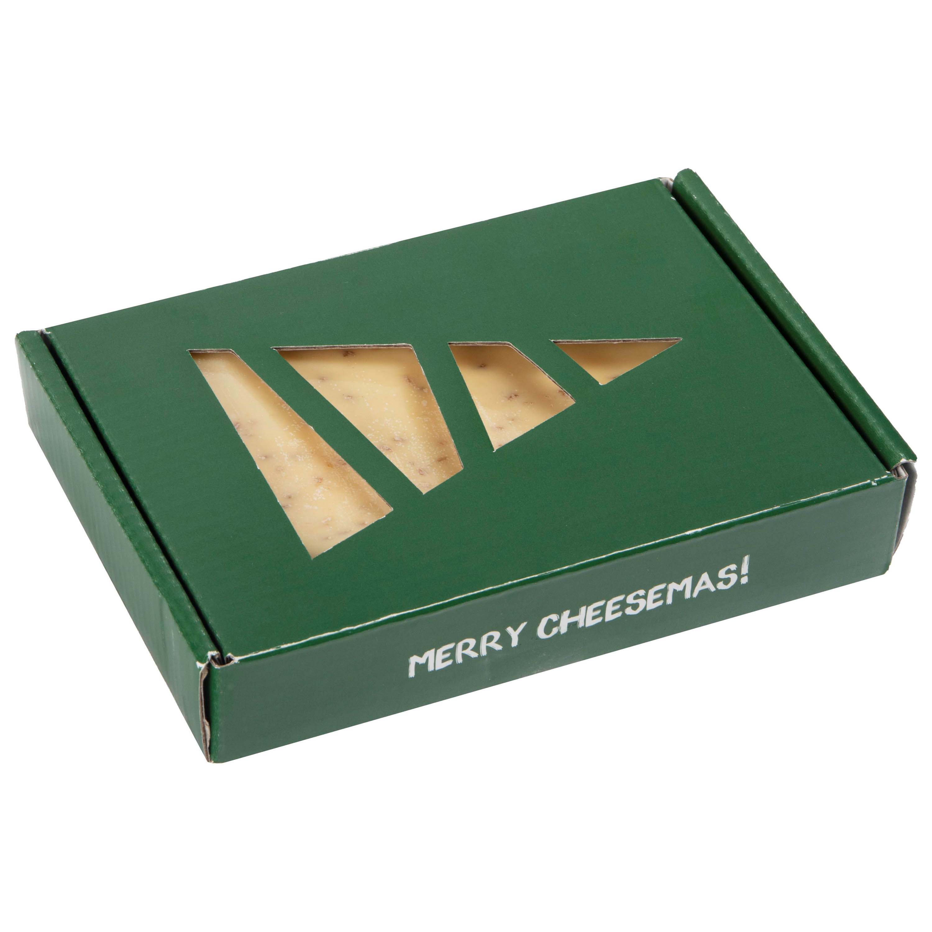 Afbeeldingen van Ds à 50 letterdoosje 17x12x3 cm Kerstboom merry CHEESEmas (uc)