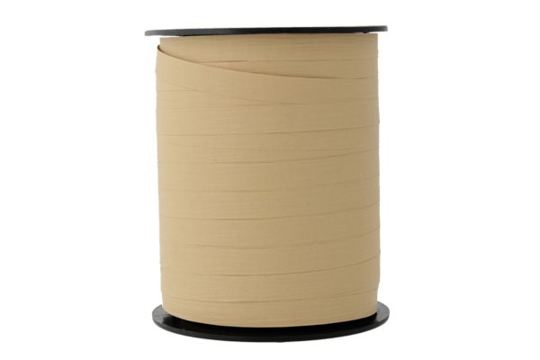 Afbeeldingen van Rol krullint paperlook 10 mm 250 mtr Ivoor