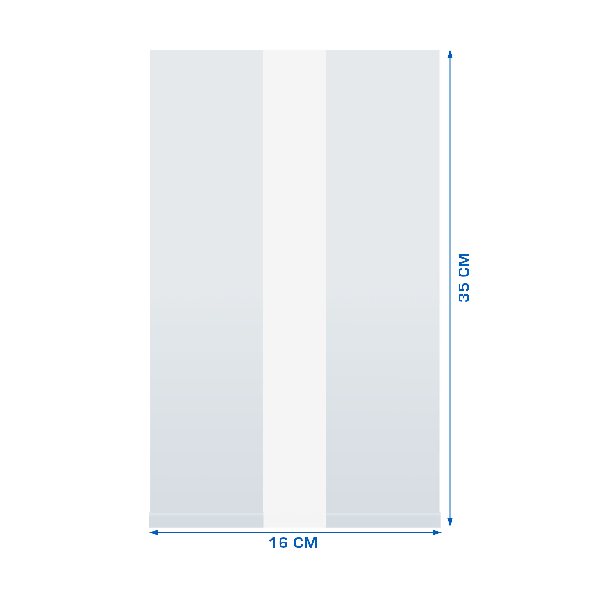 Afbeeldingen van Ds à 1000 polyzak 16x10x35 cm 0018