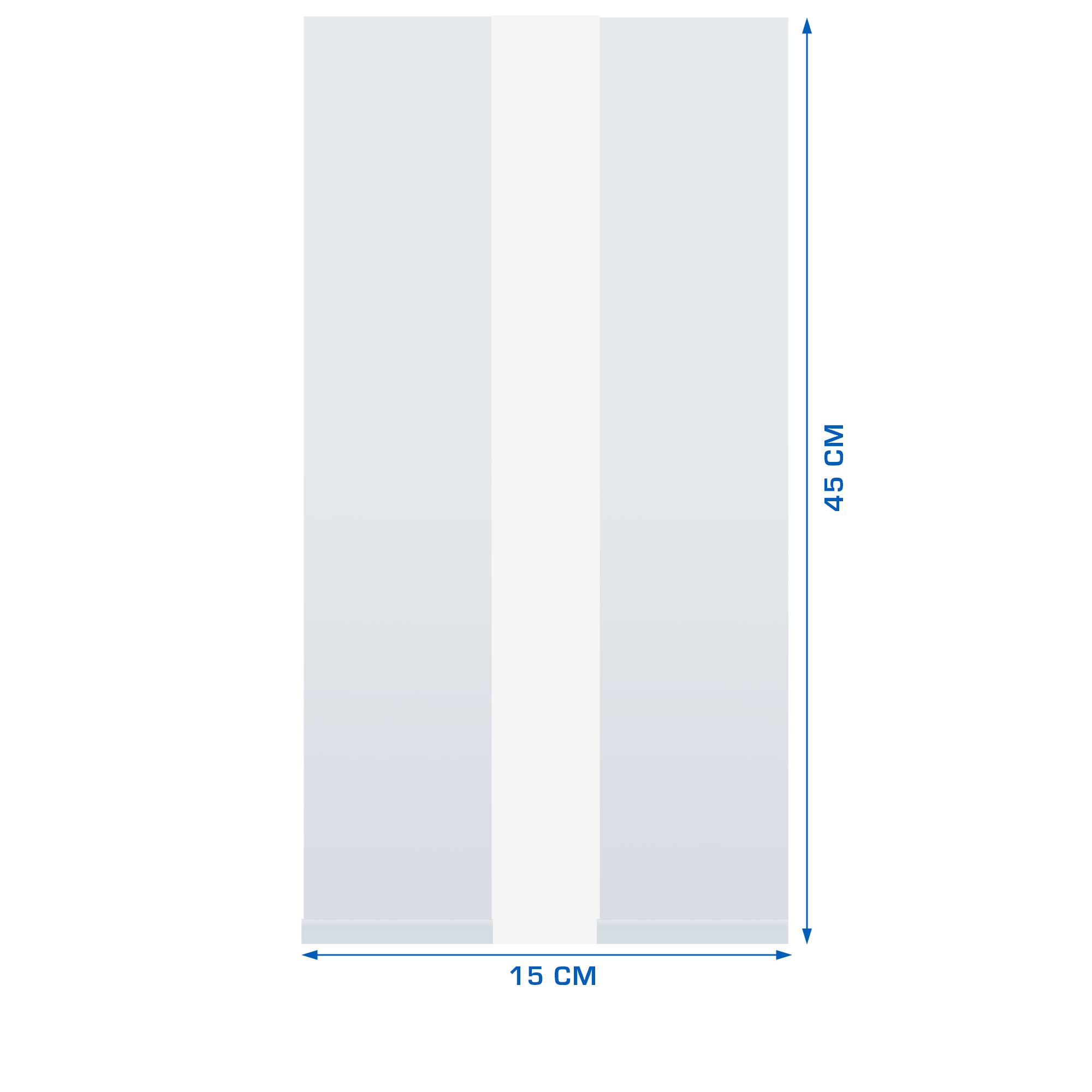 Afbeeldingen van Ds à 1000 polyzak 15x9x45 cm 005