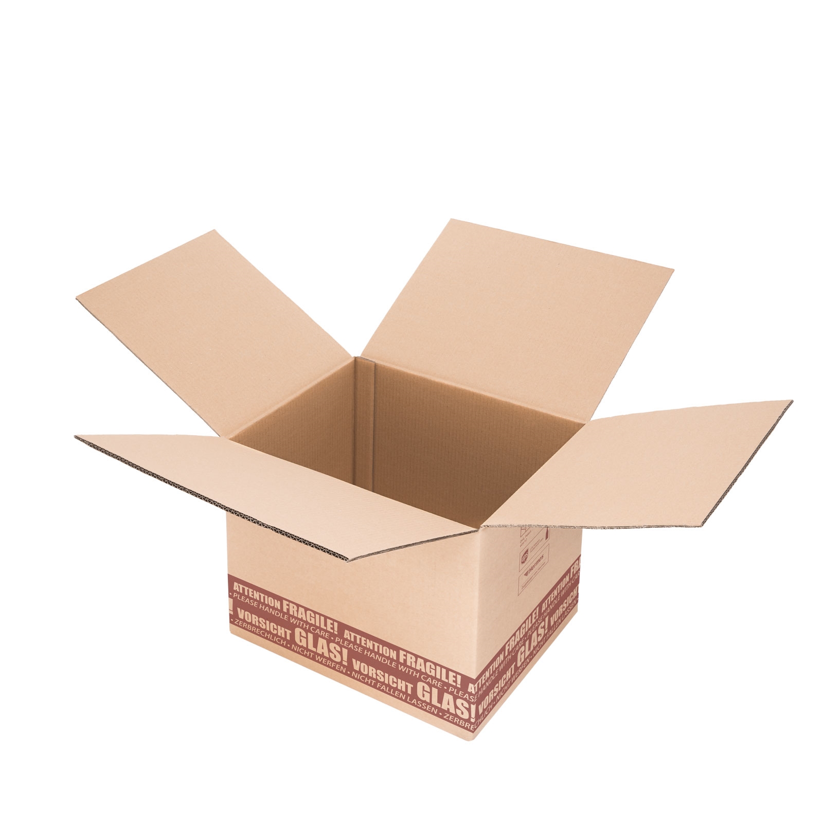 Afbeeldingen van Verzenddoos 41,5x31x37 cm voor 12 flessen excl.interieurs