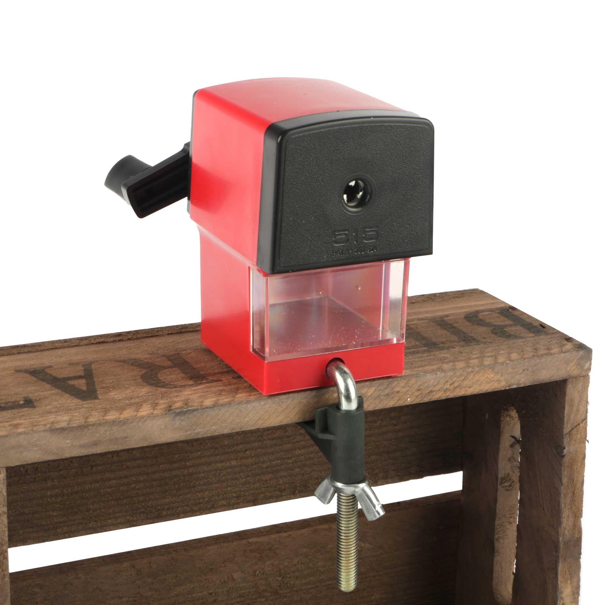 Afbeeldingen van Puntenslijper voor op het buro rood (uc)