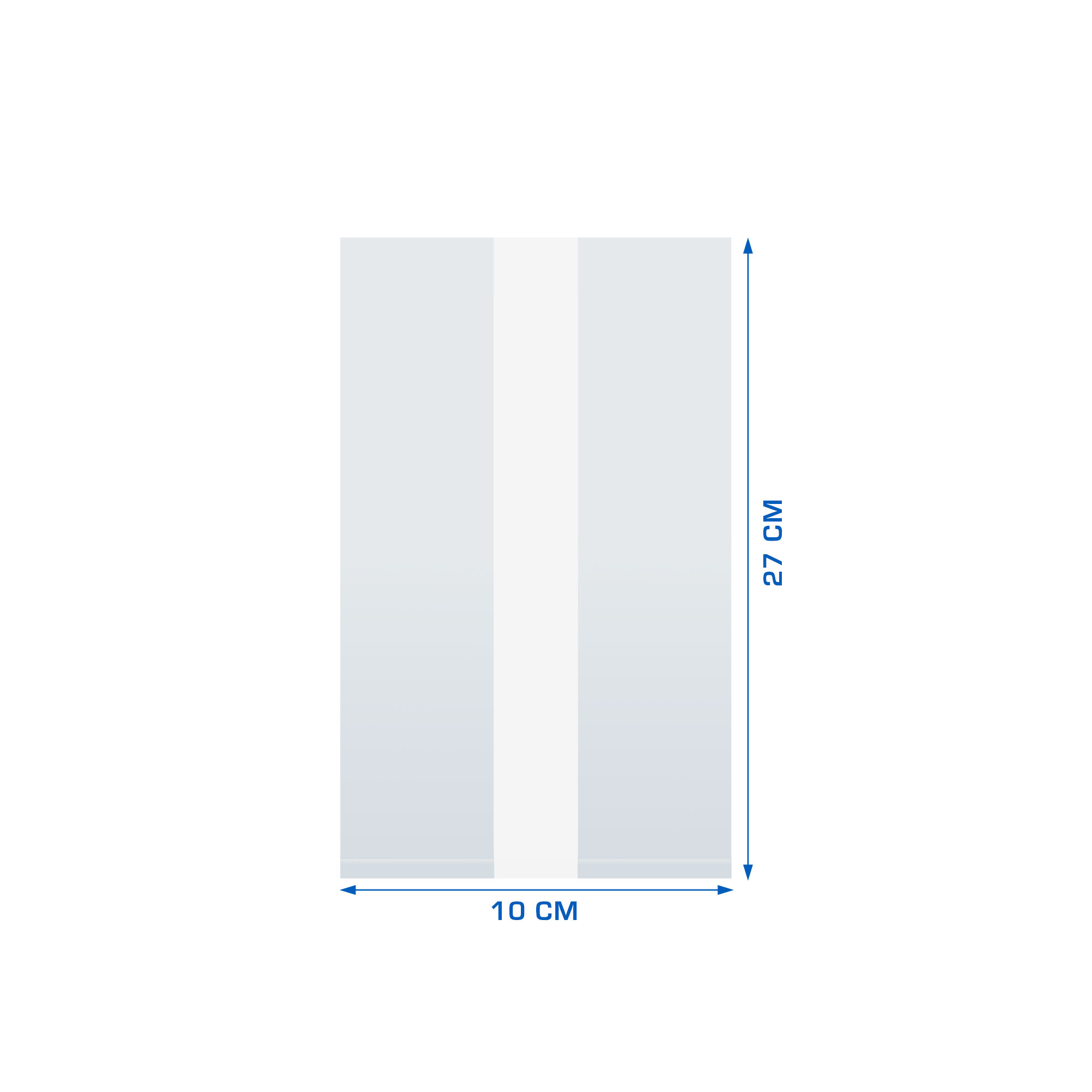 Afbeeldingen van Ds à 1000 polyzak 10x8x27 cm 0018