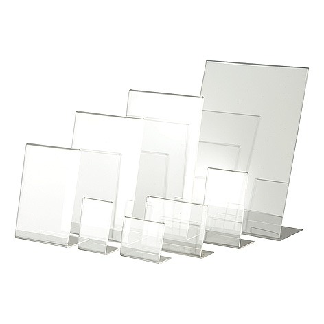 Afbeeldingen van Acryl kaarthouder 4x6 cm vertikaal