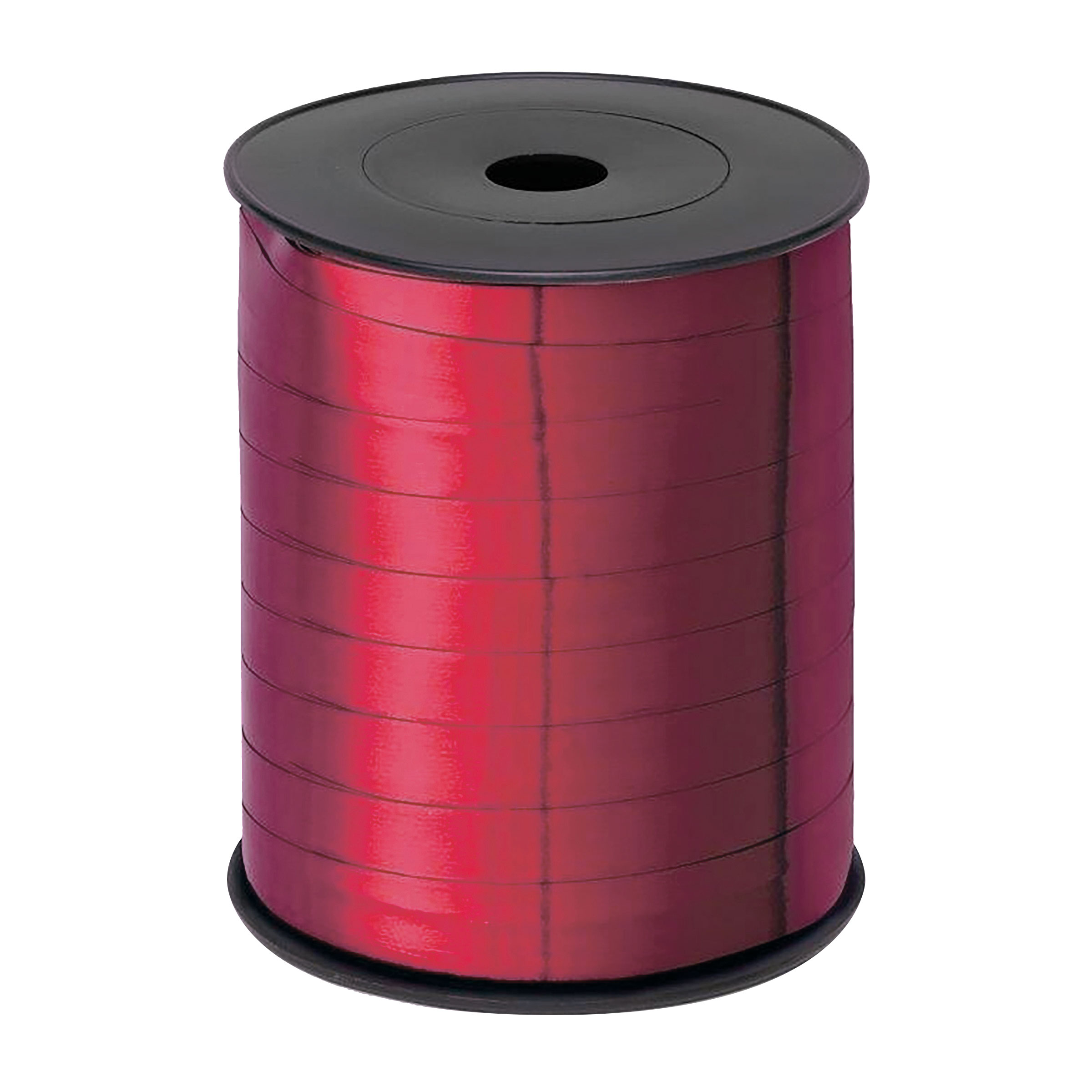 Afbeeldingen van Rol krullint 10 mm 250 mtr metallic bordeauxrood