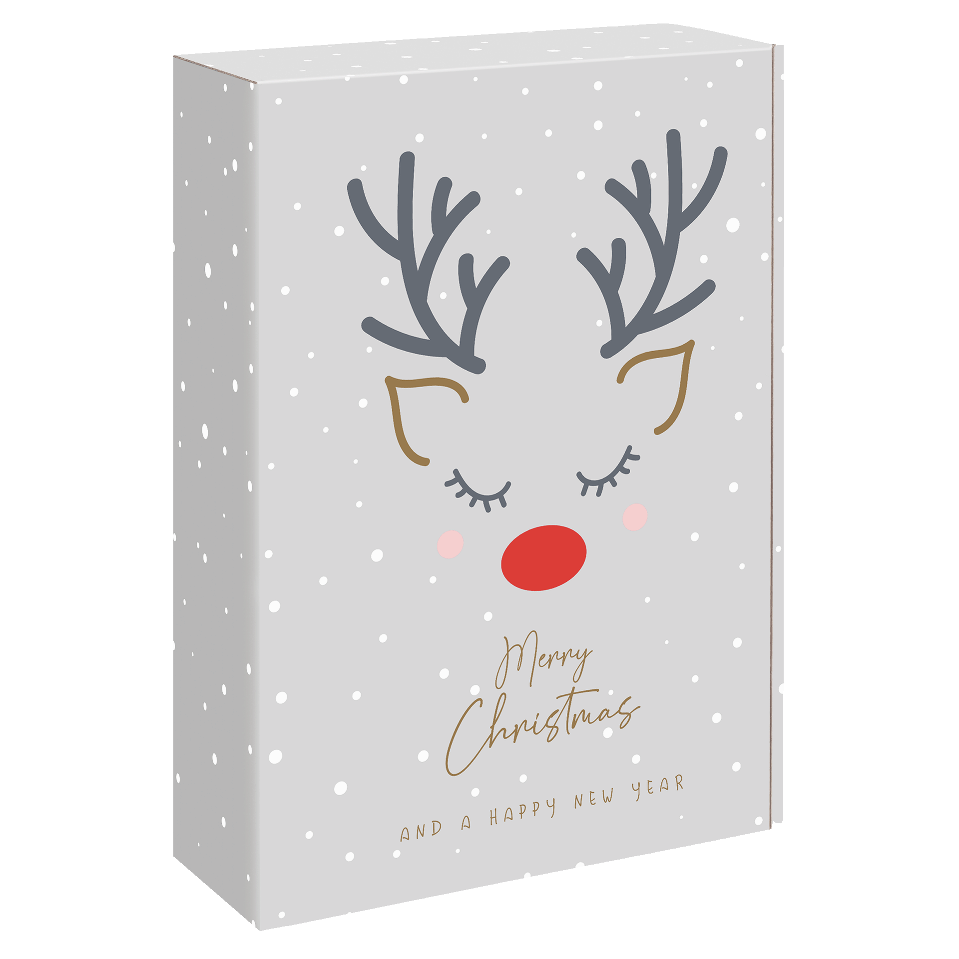 Afbeeldingen van Ds à 25 geschenkdoos 3 fles 36x25x9,5 cm Red Nose