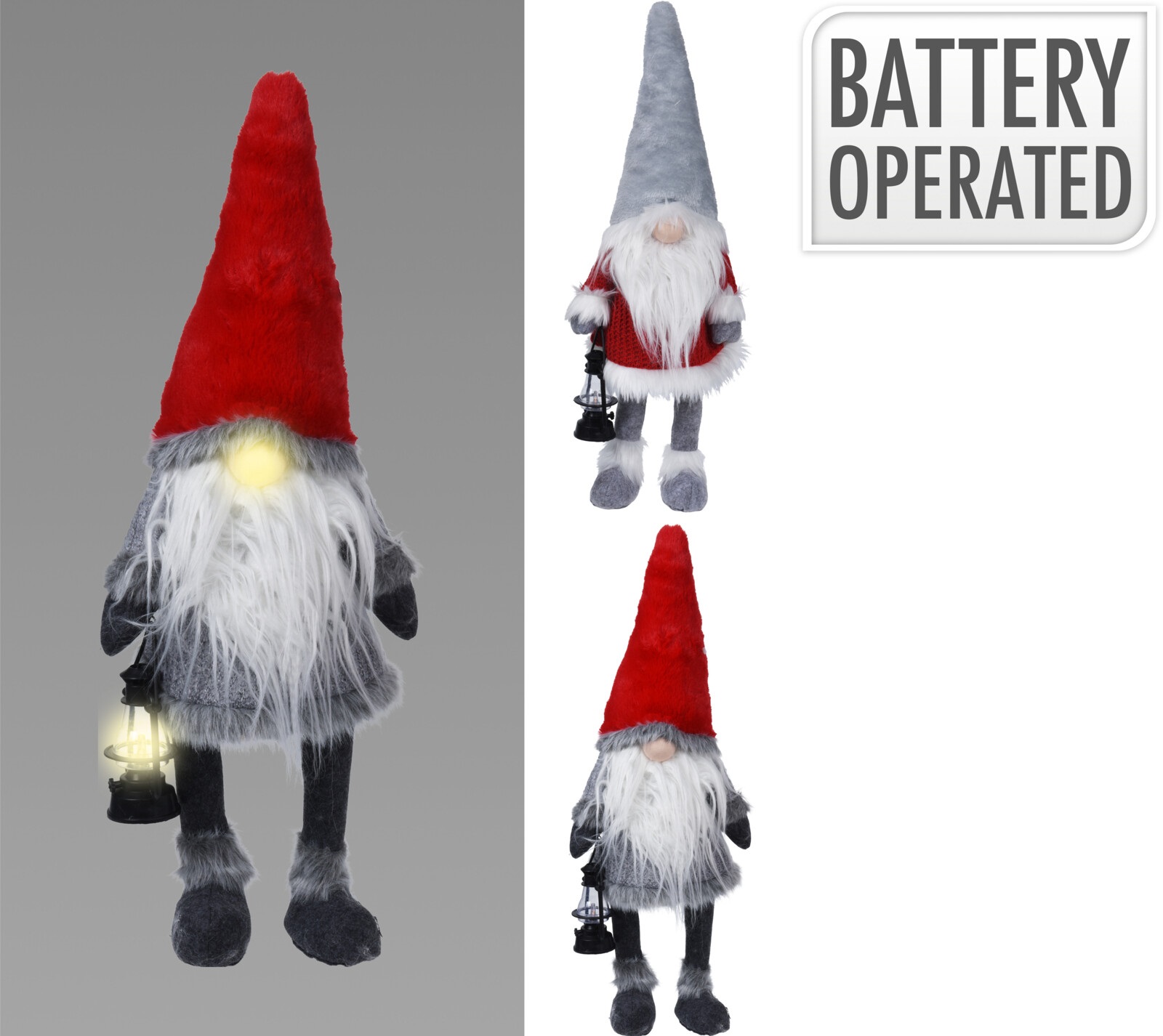 Picture of Gnoom 51 cm met led neus  