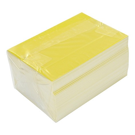 Afbeeldingen van Pak à 100 prijskaart geel 12x16 cm