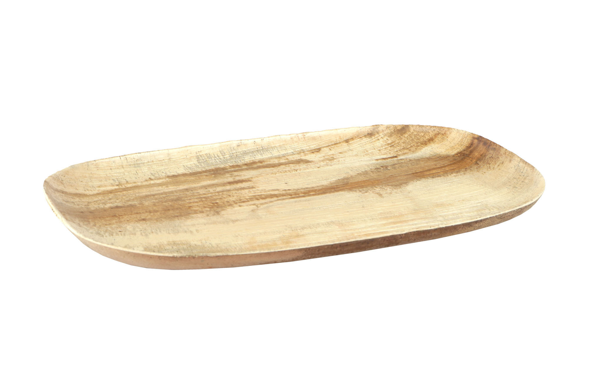 Afbeeldingen van Pak à 5 caterwareschaal Palm 45x29x2,5 cm 