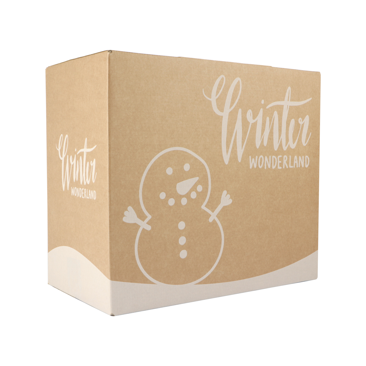 Afbeeldingen van Kerstdoos 40x22x35 cm Winter wonderland (uc)