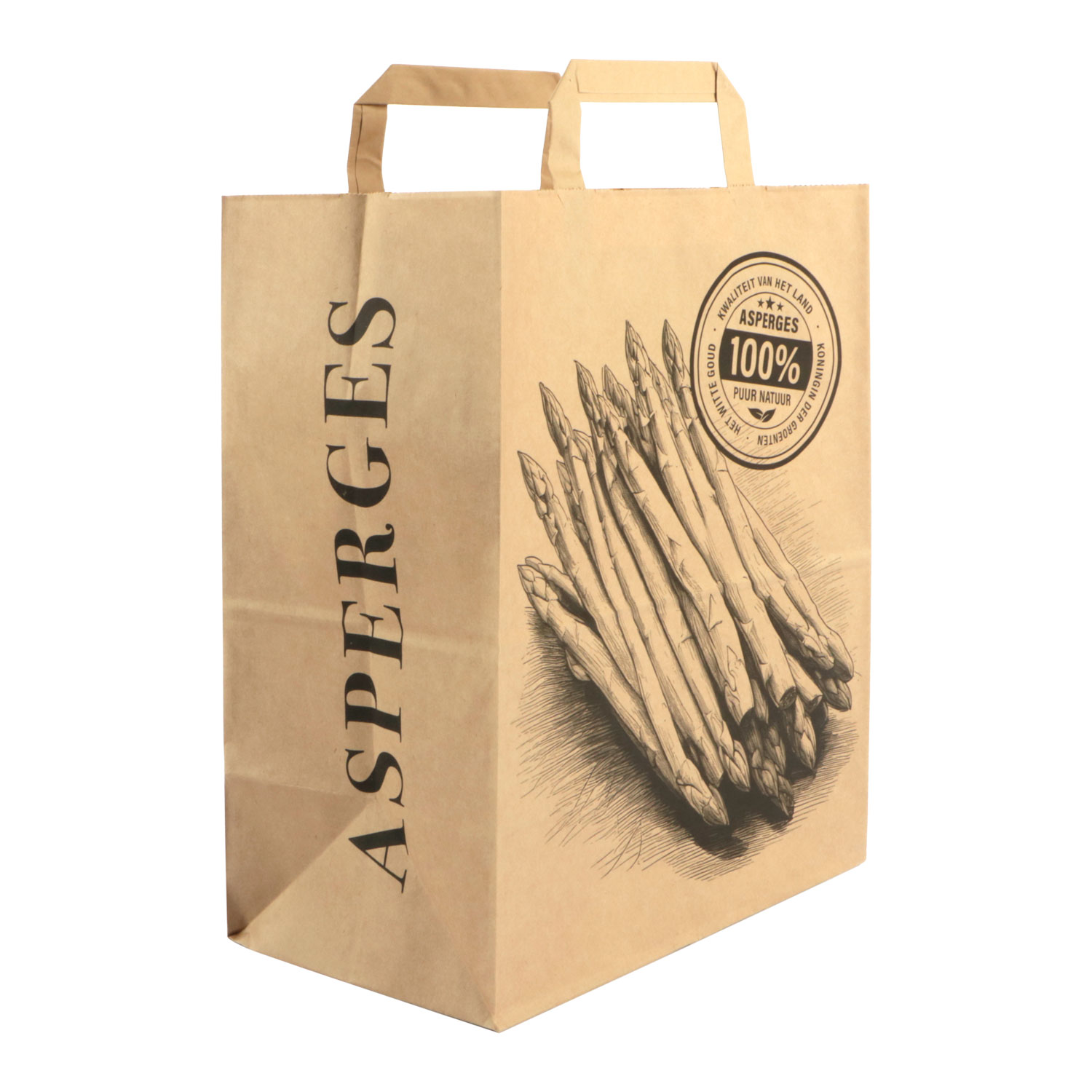 Afbeeldingen van Ds à 250 papieren tas 25+14x31 cm Asperges