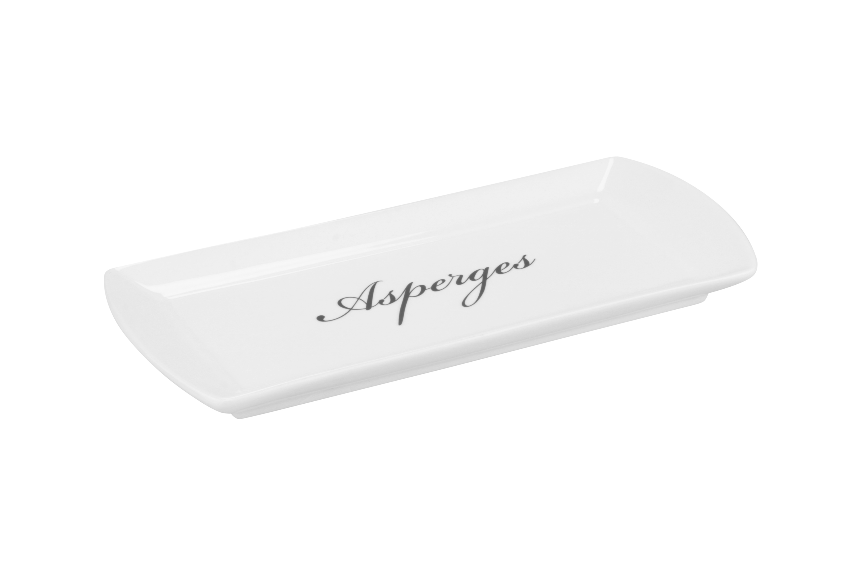 Afbeeldingen van Aspergeschaal 29x12,5 cm keramiek