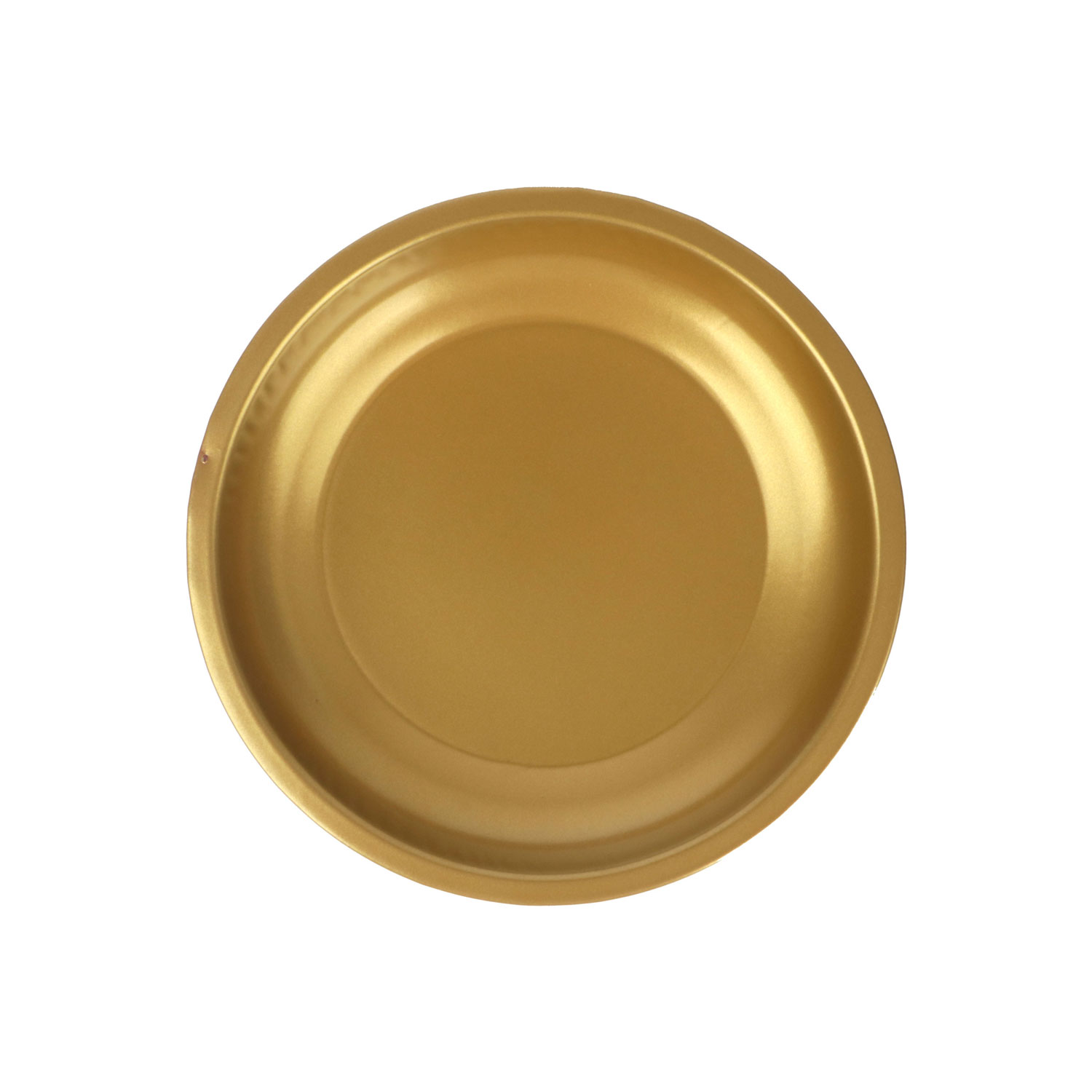 Afbeeldingen van Kunststof onderbord 23,5 cm goud