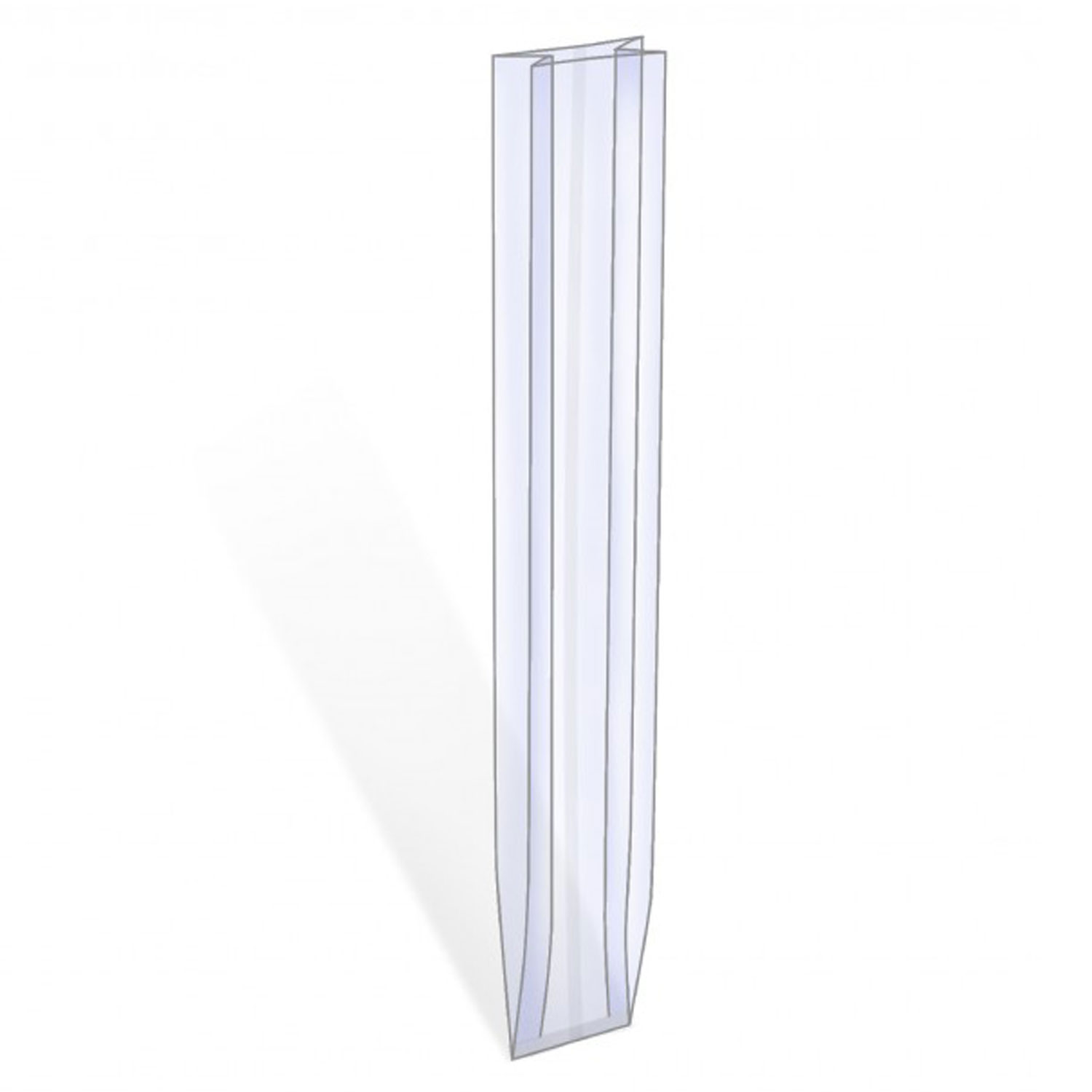 Afbeeldingen van Pak à 1000 bopp staafzak blanco 7x4x40 cm 40my