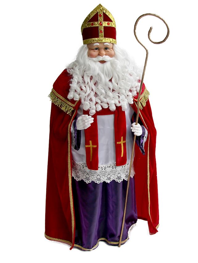 Afbeeldingen van Sinterklaas Pop traditioneel 110 cm