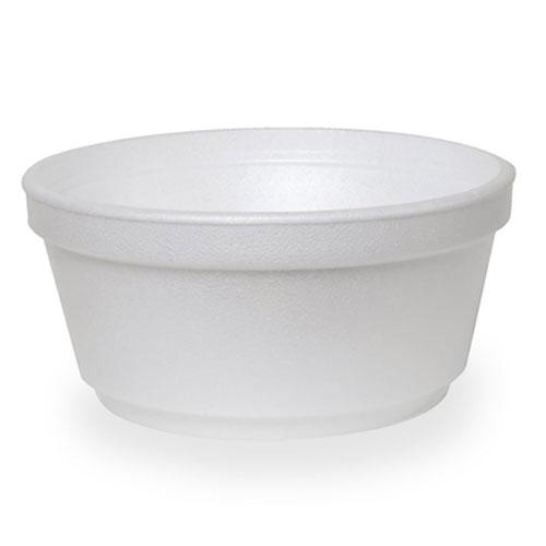 Afbeeldingen van Ds à 500 foam container 8fc 240 cc. wit (uc)