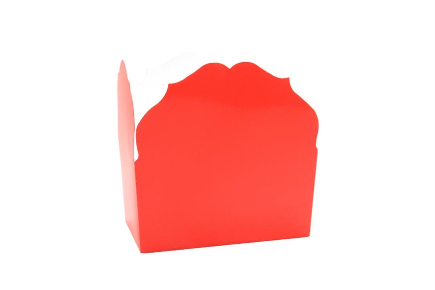 Afbeeldingen van Pak à 25 bonbondoos 500 gram rood