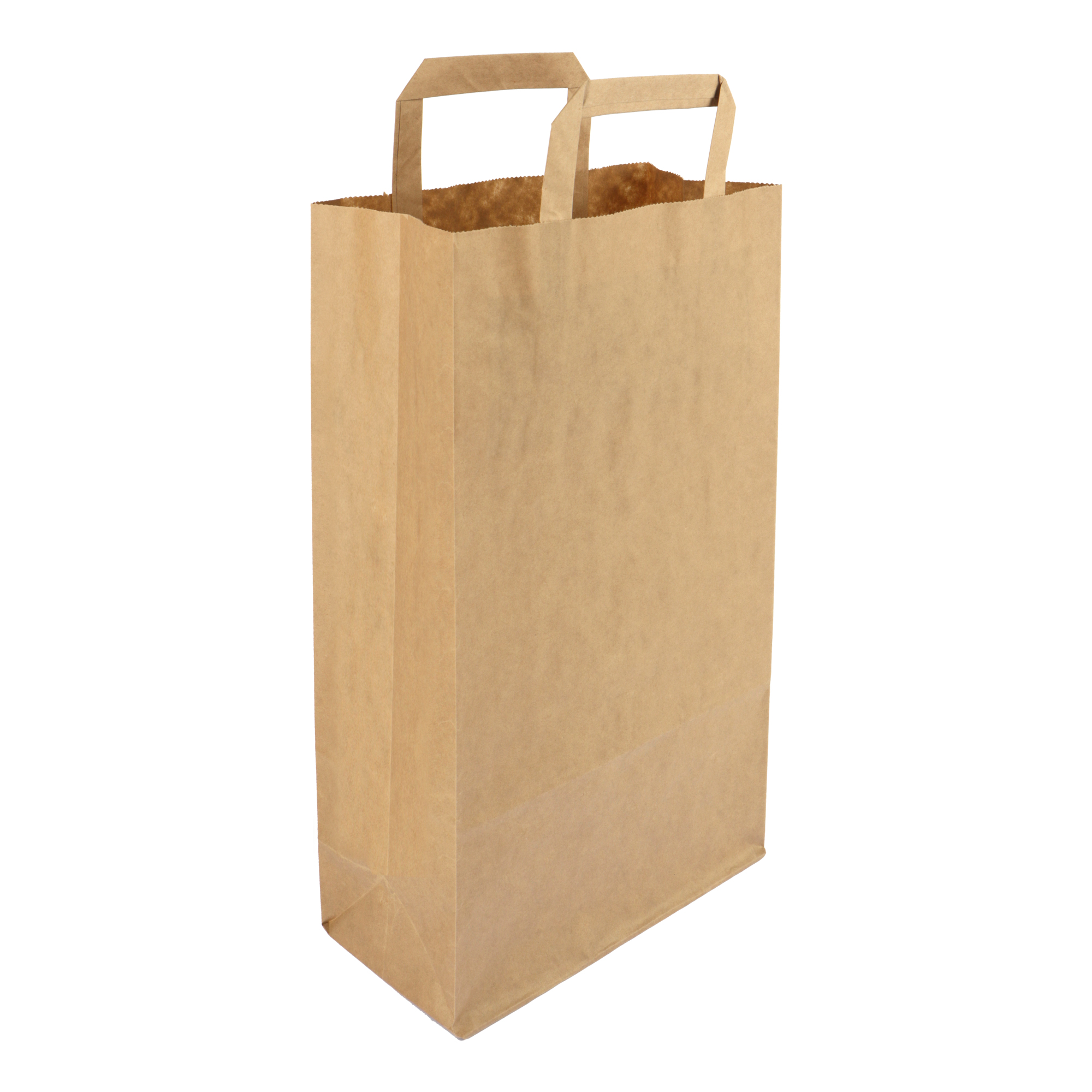 Afbeeldingen van Ds à 250 papieren tas bruin 22+10x36 cm 