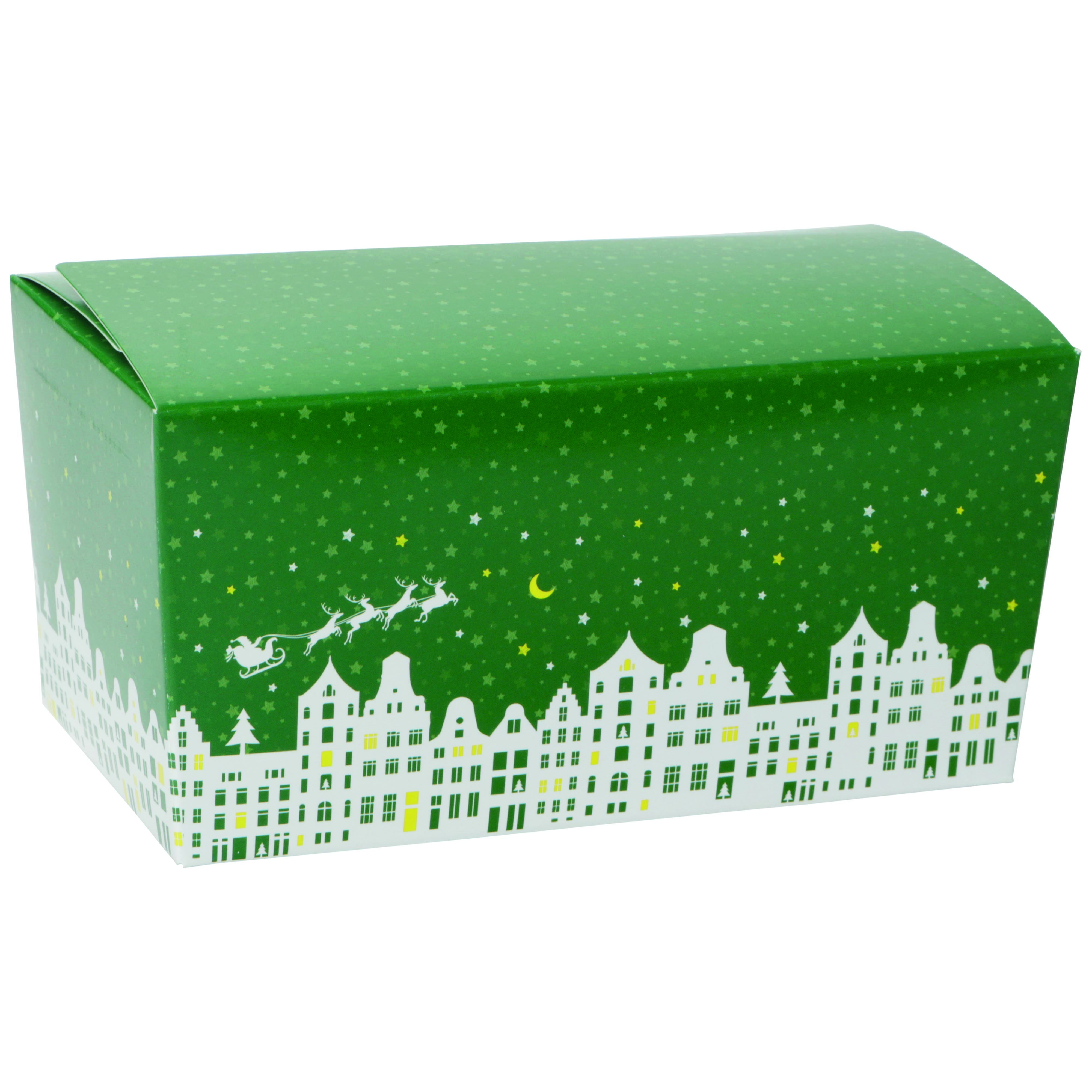 Afbeeldingen van Pak à 25 bonbondoos 500 gram Geveltjes Kerst 