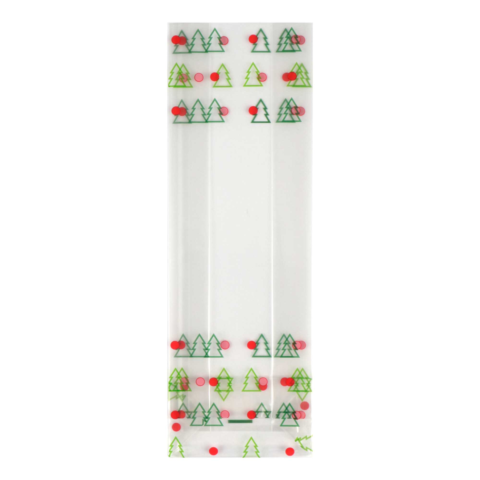 Afbeeldingen van Pak à 100 blokbodemzak 8+5x25 cm 40 my Kerst (56)