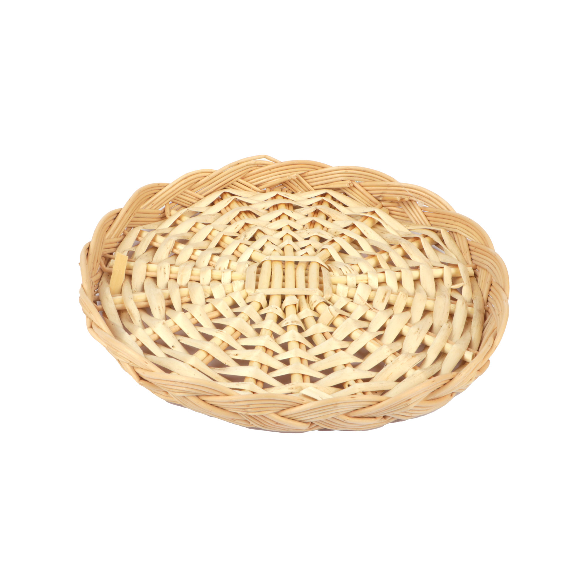 Afbeeldingen van Mand rond 25x3 cm wilg