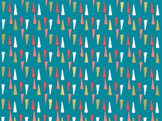 Picture of Rol kadopapier 50 cm 100 mtr met gekleurde kegels (ucl)