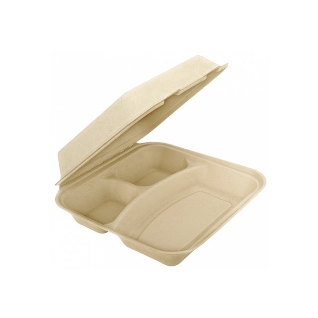 Afbeeldingen van  Ds à 200 3 vak menubak suikerriet 1000 ml