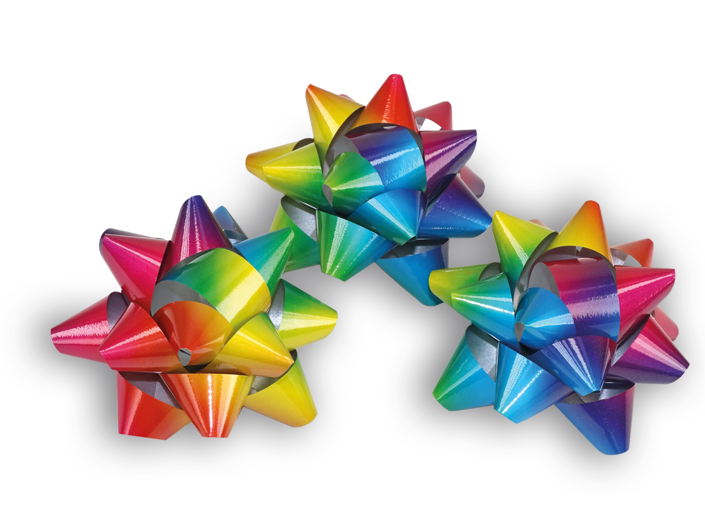 Afbeeldingen van Ds à 50 starbows ø75 mm Rainbow (uc)