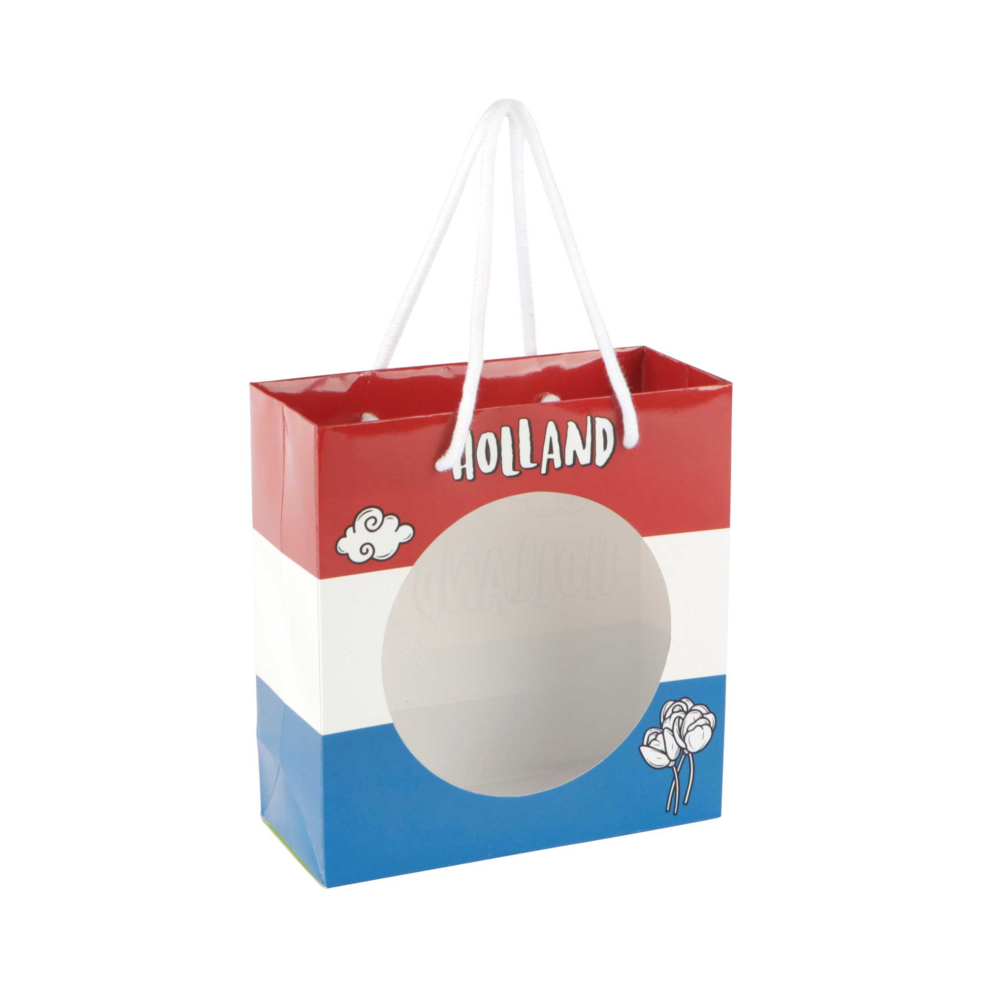 Afbeeldingen van Ds à 25 venstertas 18+8x19 cm Holland