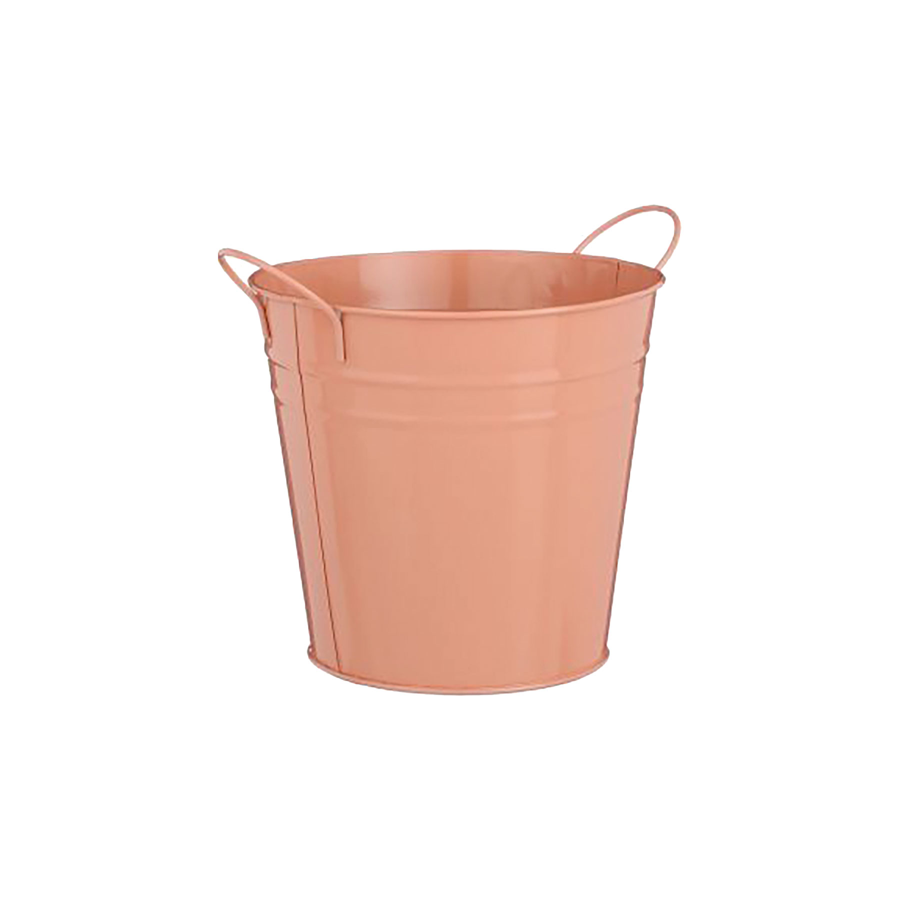 Afbeeldingen van Emmer 22,5/14,5x20 cm met grepen zalm