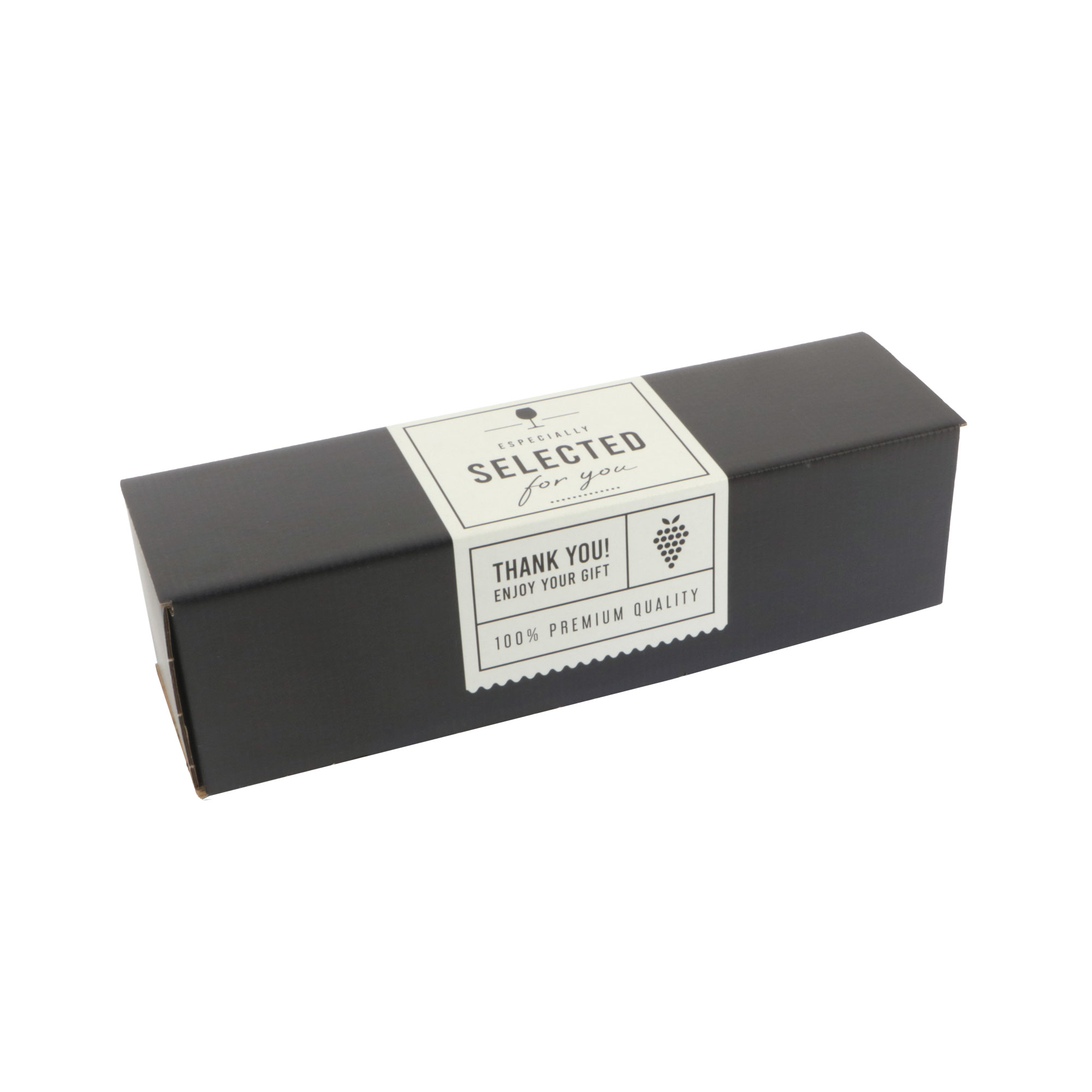 Afbeeldingen van Geschenkdoos 1 fles 33,5x9x9,5 cm Labeled