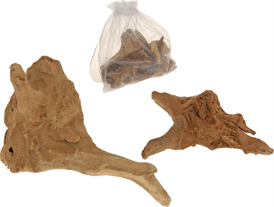 Afbeeldingen van Zak à 500 gram houtstukken naturel