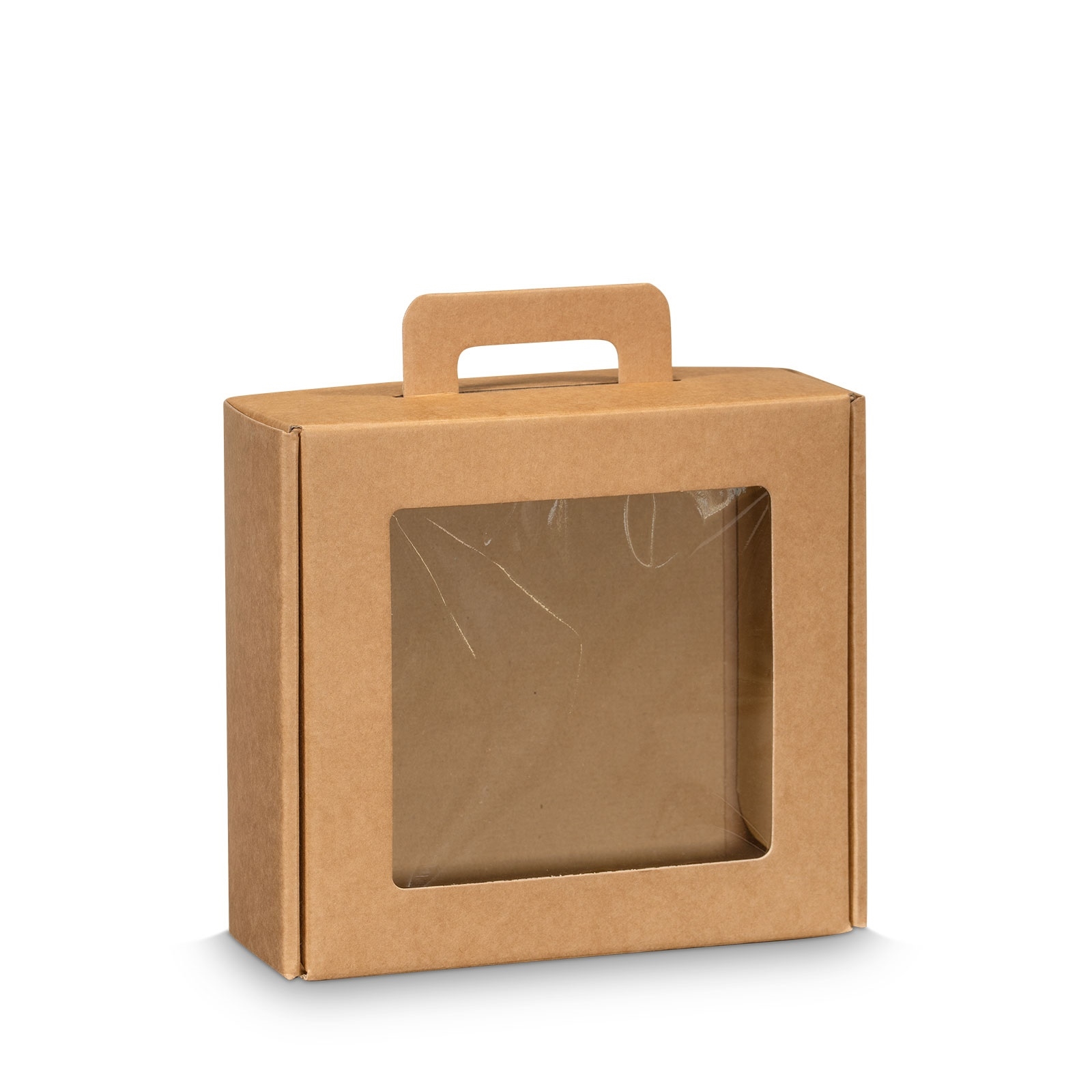 Afbeeldingen van Ds à 30 draagdoos 21x8,5x20 cm met venster 