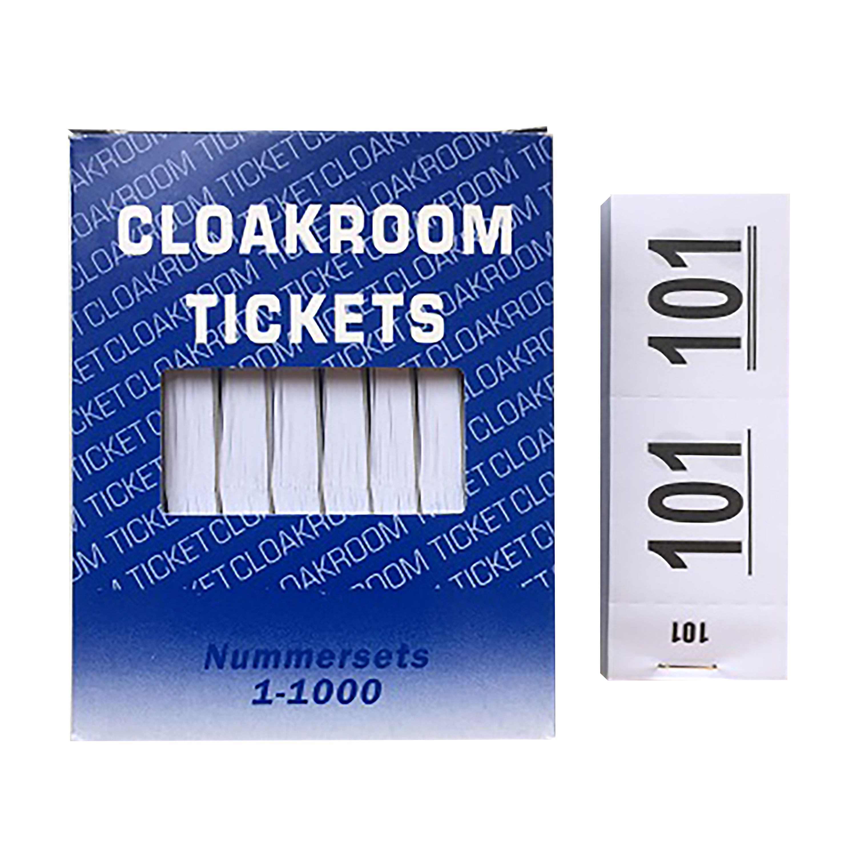 Afbeeldingen van Nummerblok 1/1000 wit