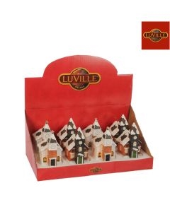 Afbeeldingen van Hollandse kerk 19,5x8,5x14,5 cm assorti (uc)