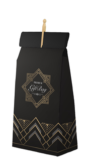 Afbeeldingen van Pak à 10 kadozak 20+10x47 cm Premium gift bag inclusief knijper (uc)