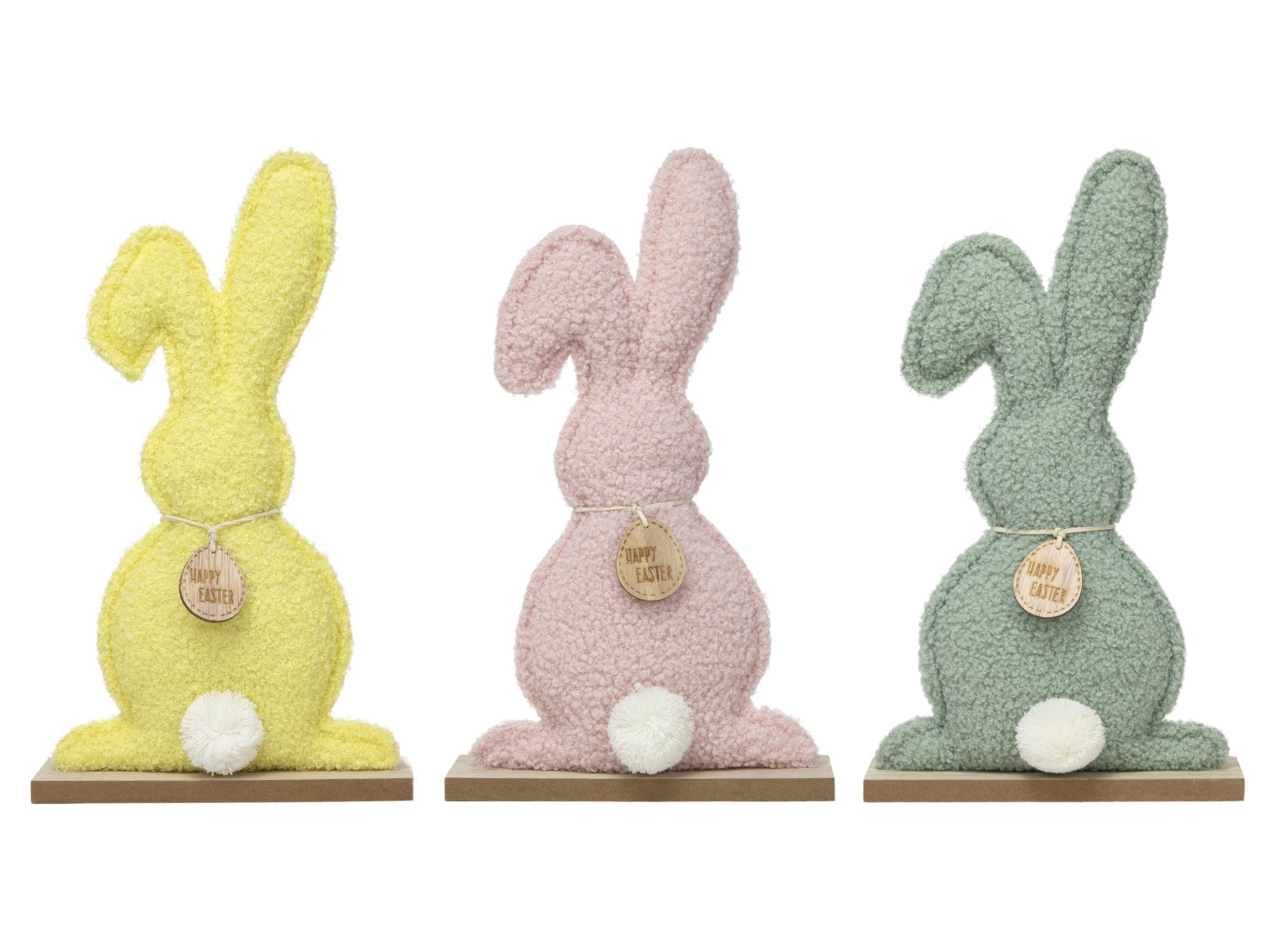 Afbeeldingen van Decoratie paashaas 35 cm assorti