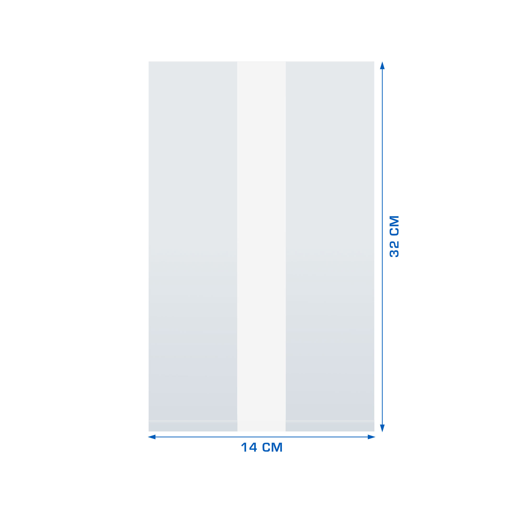 Afbeeldingen van Ds à 1000 polyzak 14x8x32 cm 0018