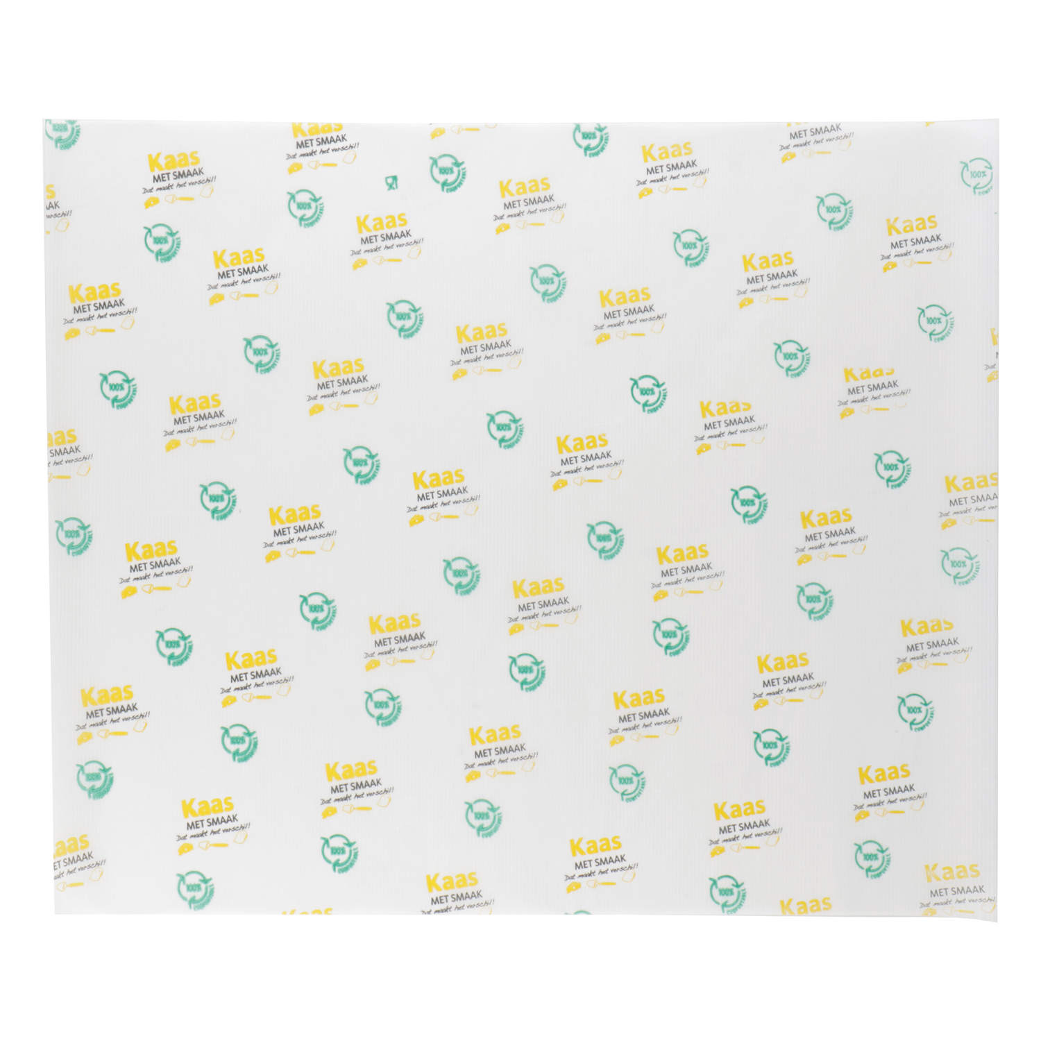 Afbeeldingen van Ds à 1500 vel afbreekbaar kaaspapier 40x50 cm kaas met smaak