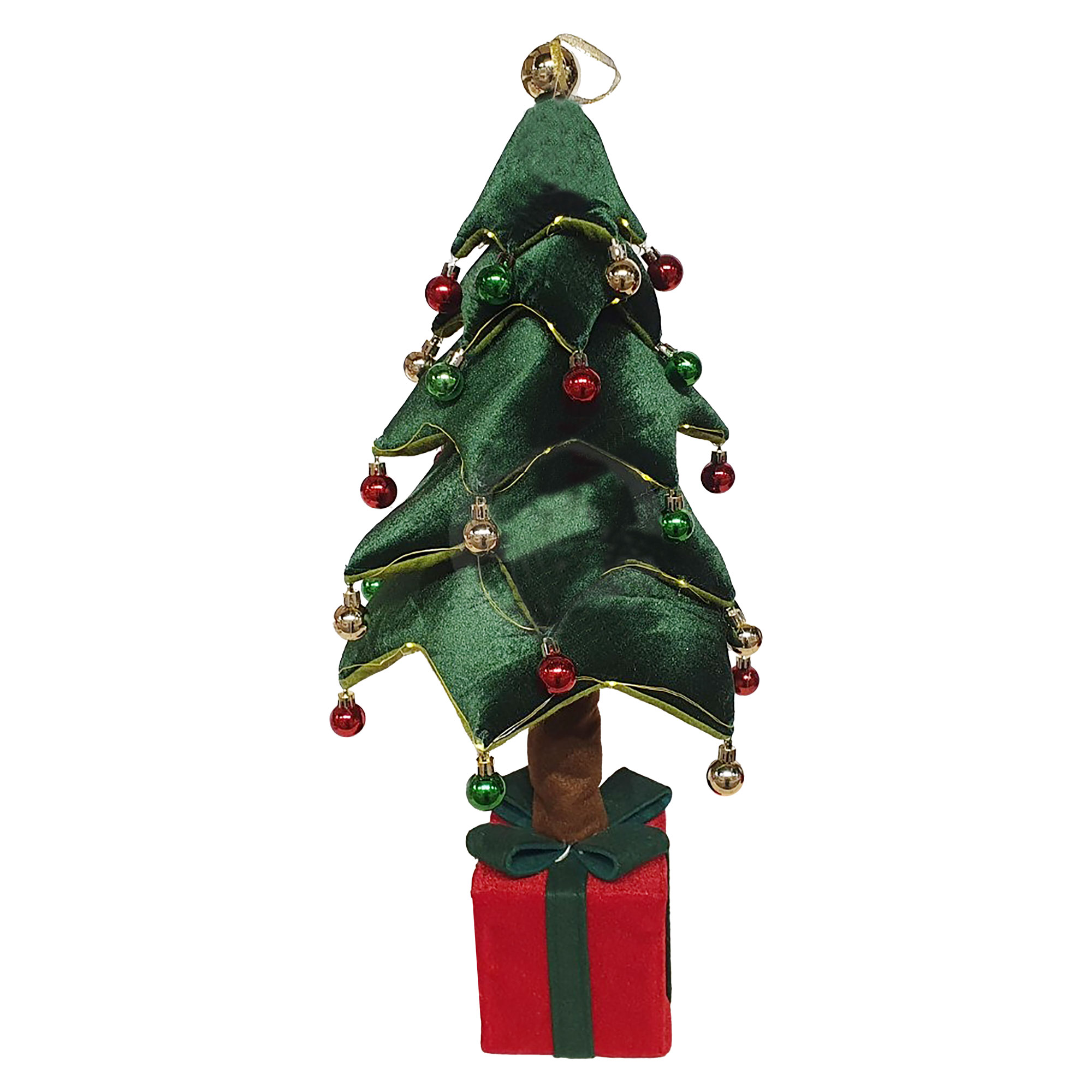 Afbeeldingen van Kerstboom 70 cm met led lampjes
