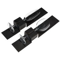 Afbeeldingen van Pak à 50 glasinterieurs zwart/wit 