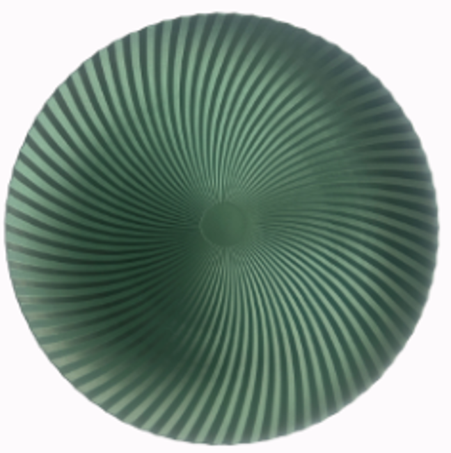 Afbeeldingen van Kunststof onderbord 33 cm streep groen