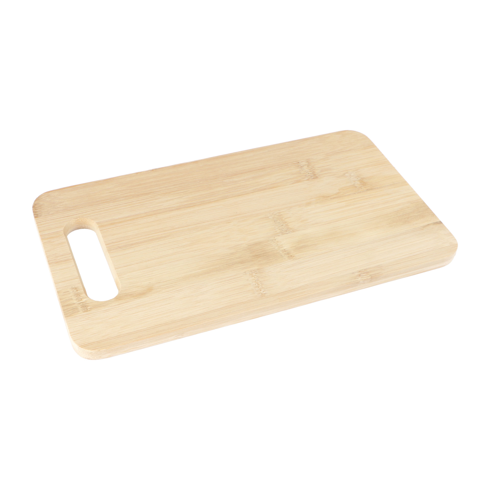 Afbeeldingen van Bamboe plank 27x15x1 cm met greep 