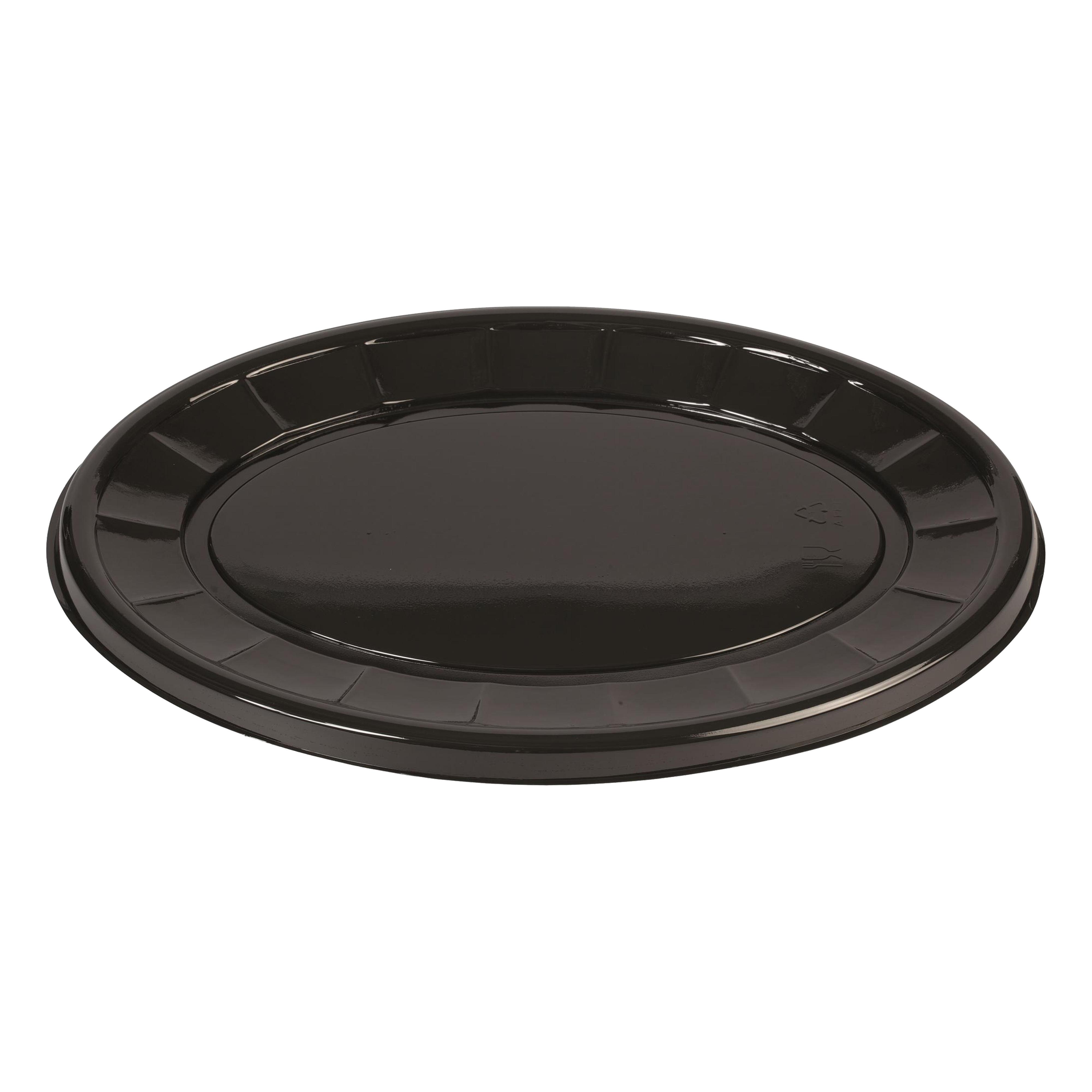 Afbeeldingen van Pak à 10 caterwareschaal  zwart 55 cm (ucl)