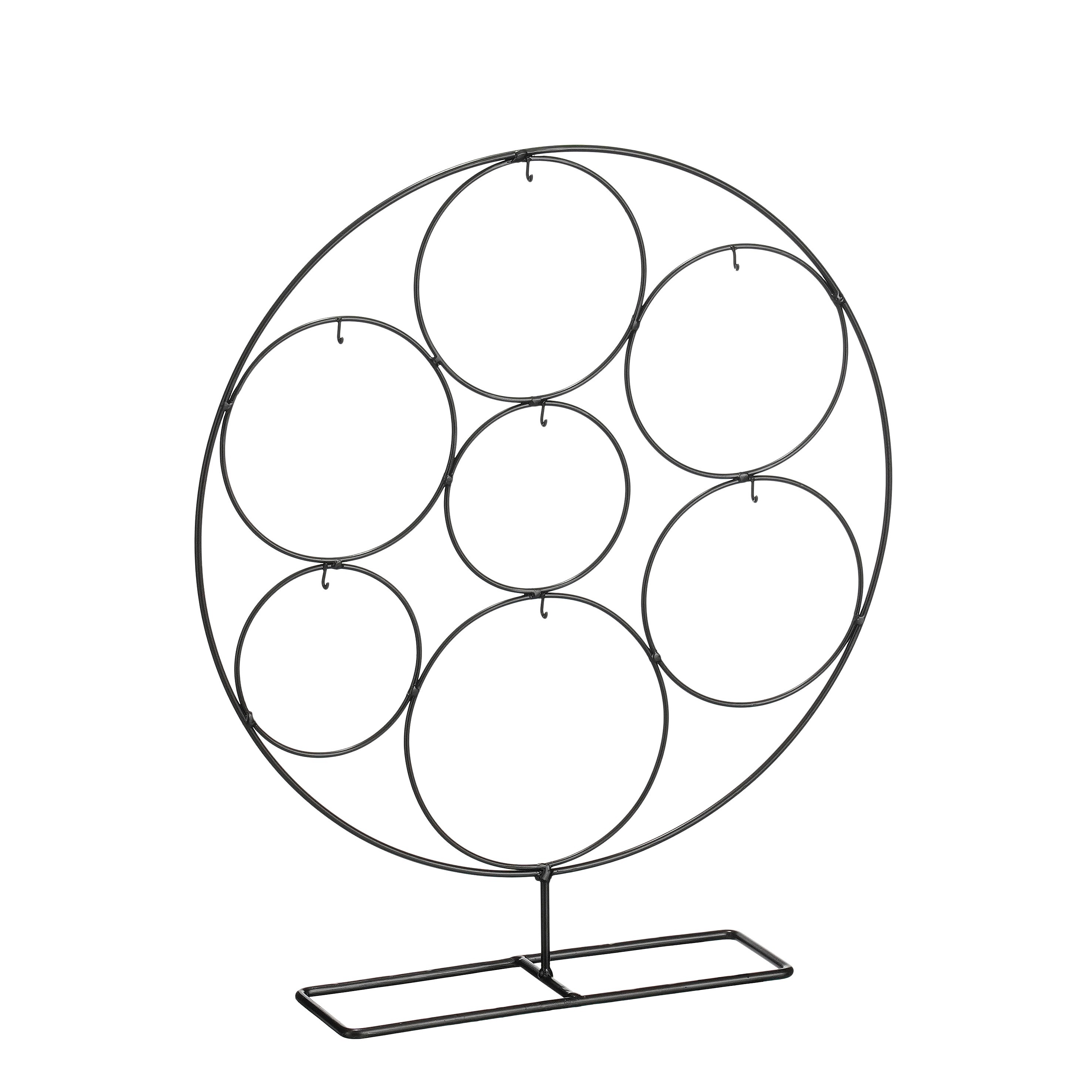 Afbeeldingen van Decoratie cirkel zwart 
