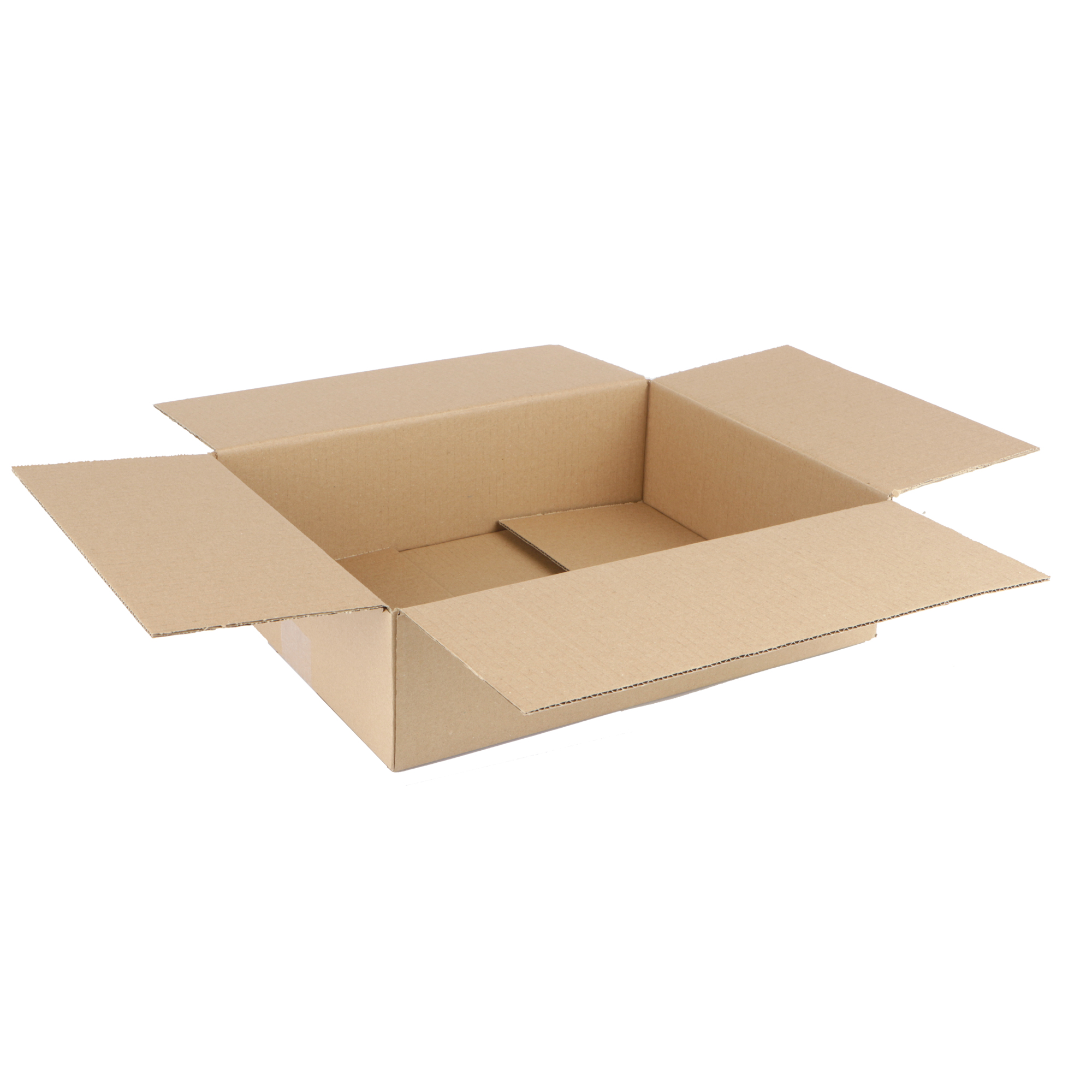 Afbeeldingen van Kartonnen doos 38,5x29x10,6 enkel golf bruin