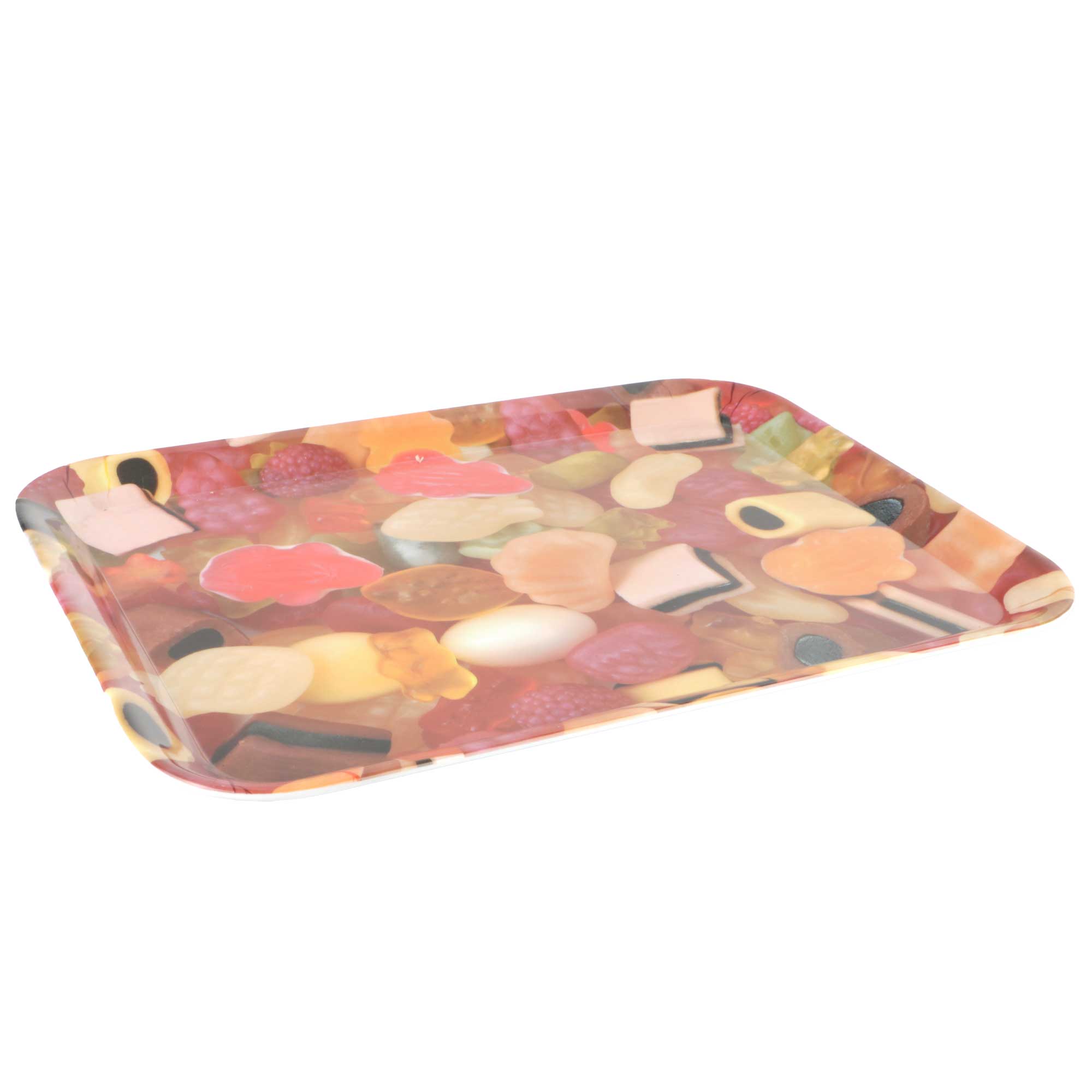 Afbeeldingen van Dienblad kunststof 43,5x32,5 cm Snoepjes