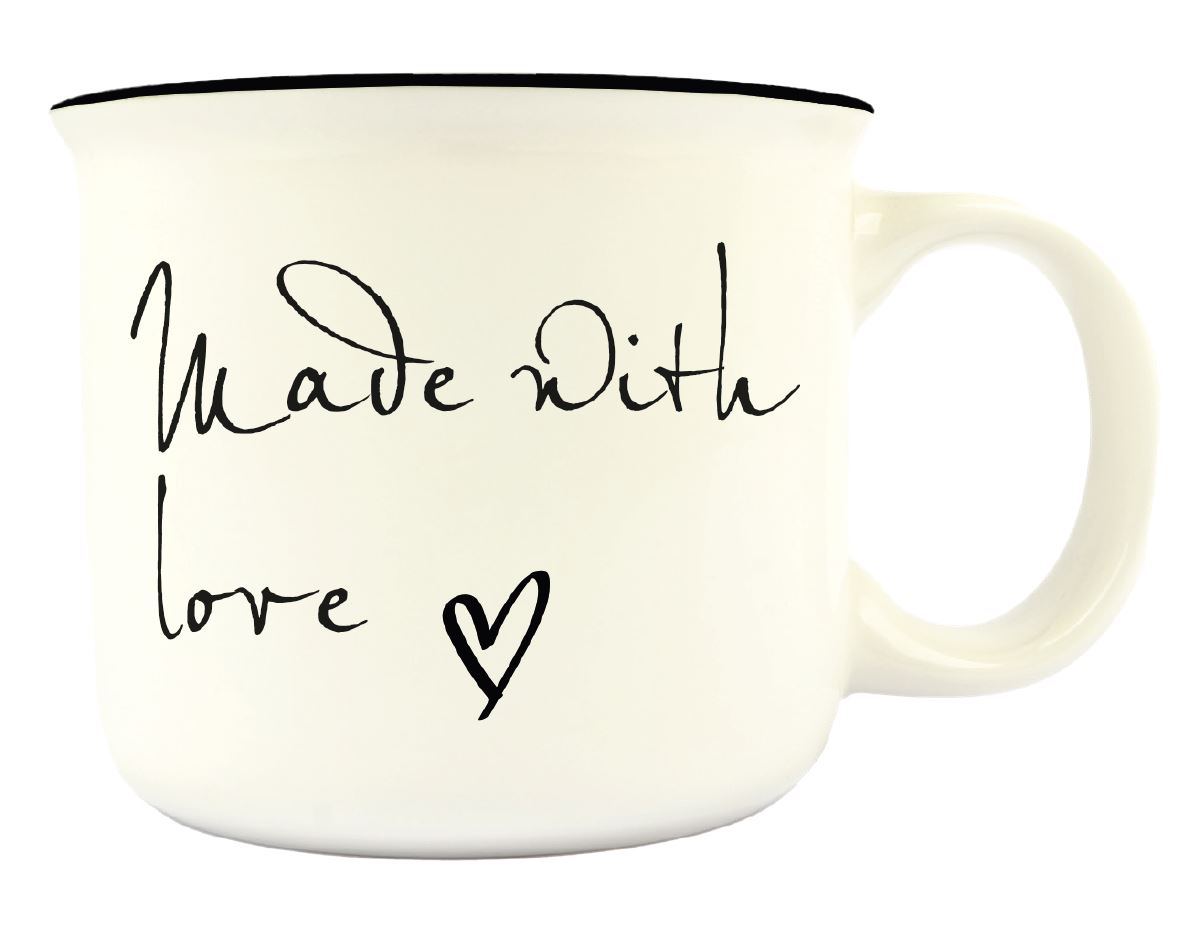 Afbeeldingen van Mok 350 ml 10,8x9,5 cm Made With love 